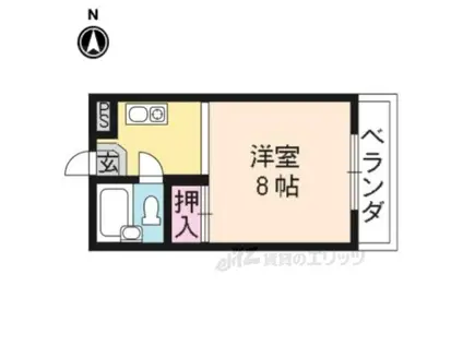 メゾン・デ・プランタン(1K/3階)の間取り写真