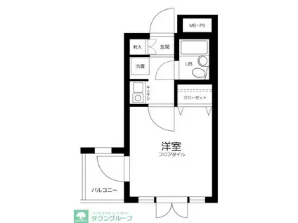 新高円寺ダイカンプラザCITY(1K/1階)の間取り写真