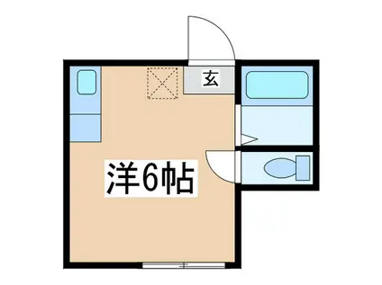 アネックスガーデン小田急相模原(ワンルーム/2階)の間取り写真