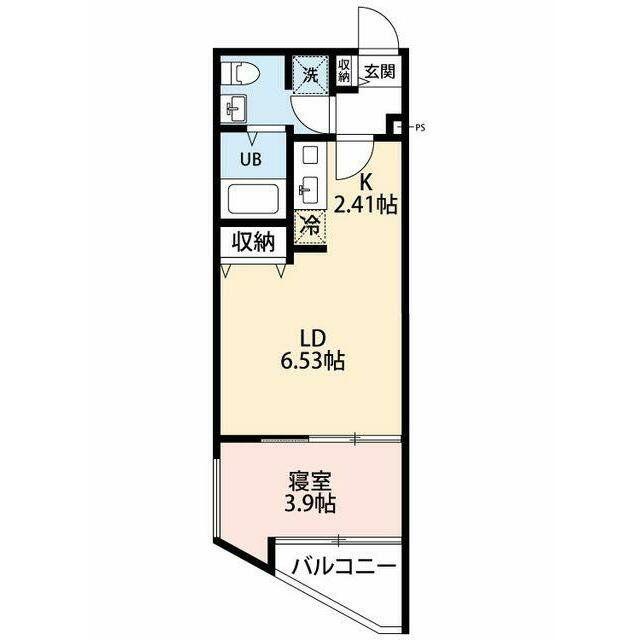 VAU HOUSE青葉の森(1LDK/1階)の間取り写真