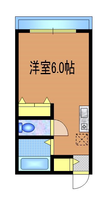 ハウズ吉祥寺(ワンルーム/2階)の間取り写真