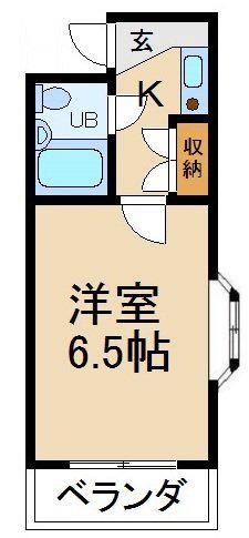 エクセルシード(1K/3階)の間取り写真