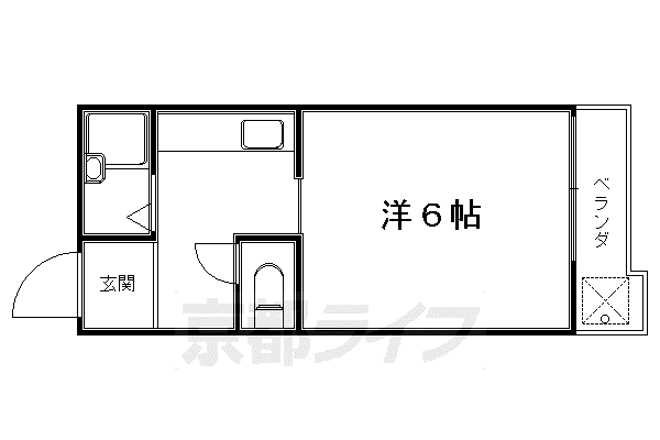 DS LYNX(1K/4階)の間取り写真