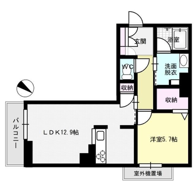 SHA MAISON SPRING DAYS(1LDK/2階)の間取り写真