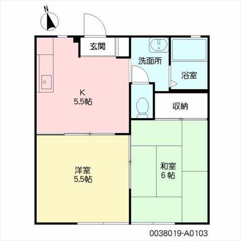 DIAS M(2K/1階)の間取り写真