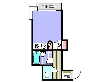 流山カサベラ七番館(ワンルーム/3階)の間取り写真