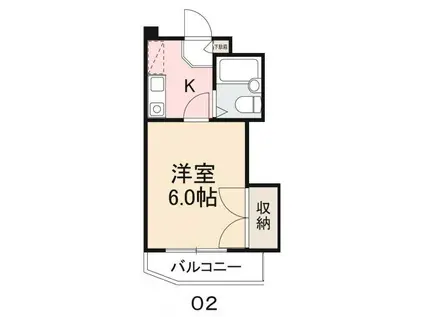 ハイツアニマート(1K/3階)の間取り写真