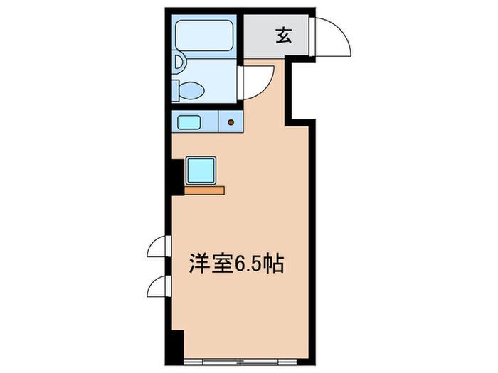 鶴田第一ビル(ワンルーム/3階)の間取り写真