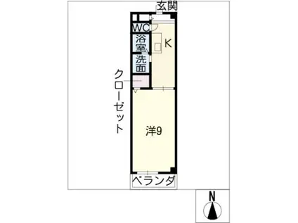 I・L SHIMAZAKI(1K/1階)の間取り写真