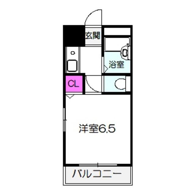 メゾン苅田(1K/3階)の間取り写真