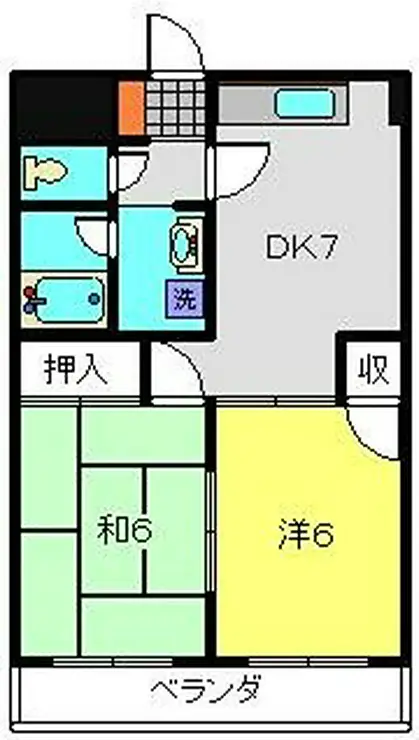 ゴールデンハウス小泉 1階階 間取り