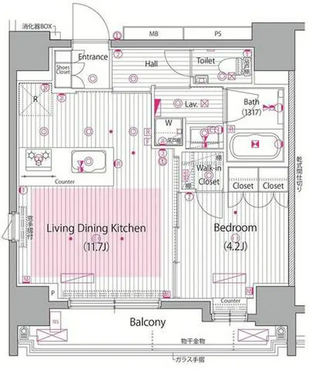 ガーラ・シティ渋谷南平台 12階階 間取り
