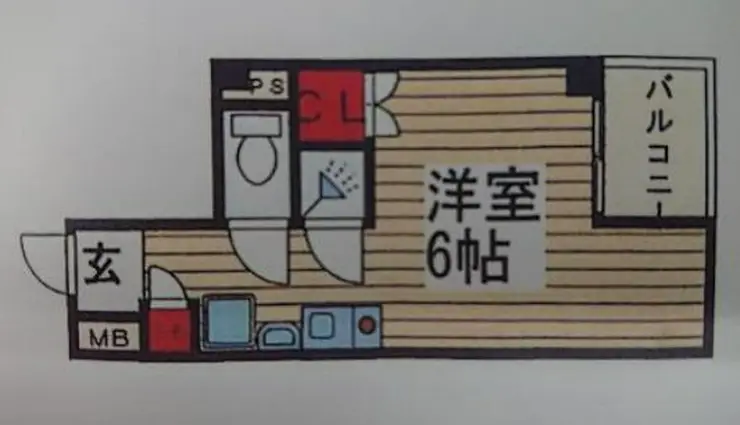 プレイアデ北上野 3階階 間取り