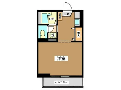 エスペランサ(1K/3階)の間取り写真