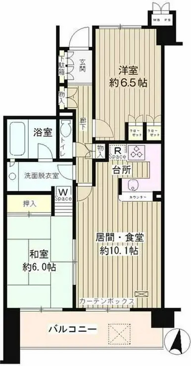 クラッサ目黒かむろ坂 4階階 間取り