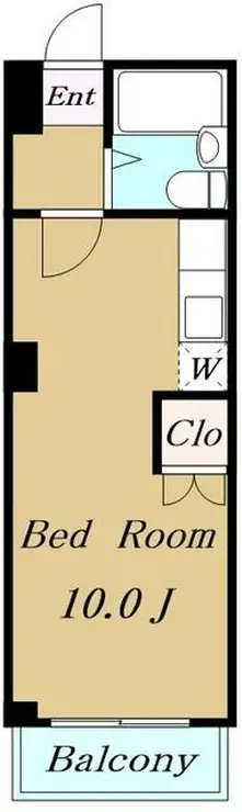 クレスト・コート 3階階 間取り