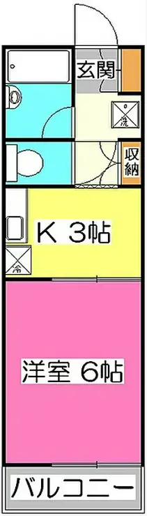 サンジュエリー所沢 2階階 間取り