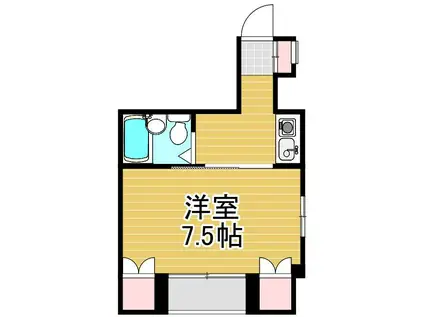 山下ビル(1K/4階)の間取り写真