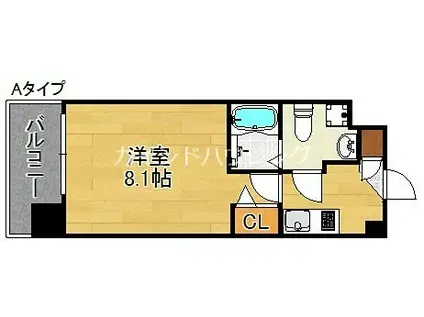 FDS WILL KOHAMA(1K/10階)の間取り写真