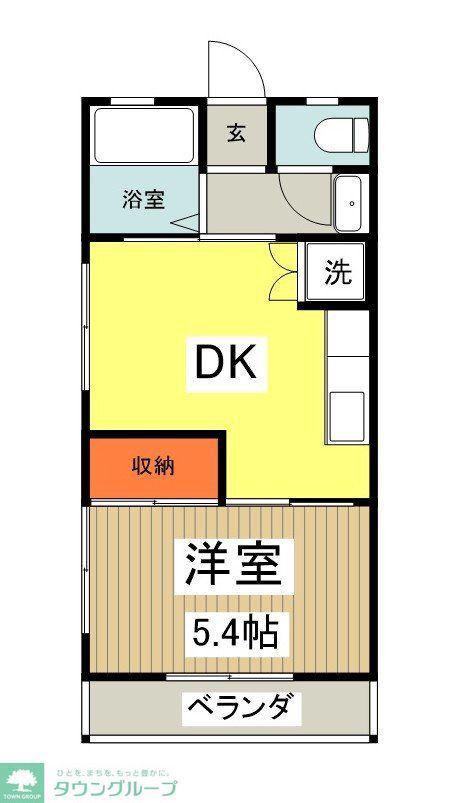 サンケーコーポ小宮(1DK/3階)の間取り写真