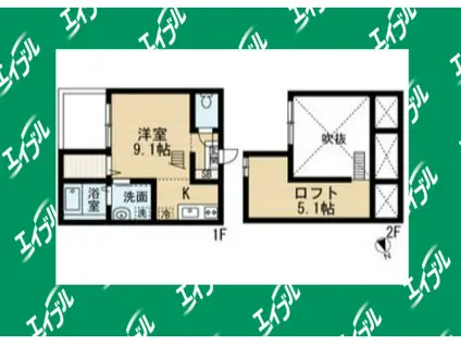 BLACK BERRY(ワンルーム/1階)の間取り写真