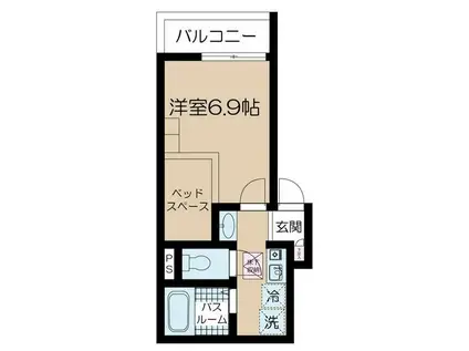 フェリーチェ荻窪(1K/1階)の間取り写真