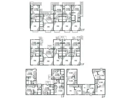 エステート長津田V棟(1DK/1階)の間取り写真