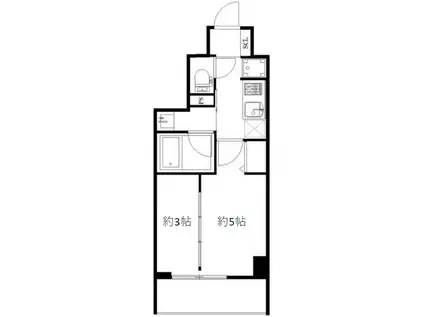 ハーモニーレジデンス東京イーストガーデン(2K/8階)の間取り写真