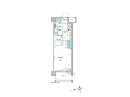 ルフォンプログレ赤羽(1K/5階)の間取り写真