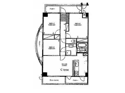 フォルムGP 2号棟(3LDK/3階)の間取り写真