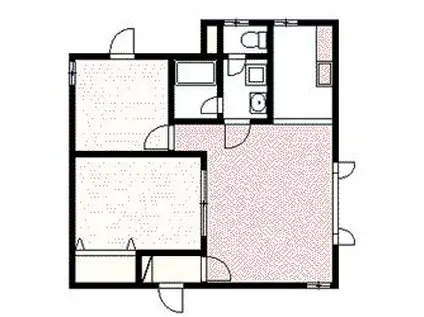 マイハウステンダネス(2LDK/1階)の間取り写真