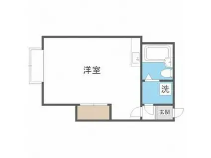 ピュアライフ門脇(ワンルーム/3階)の間取り写真