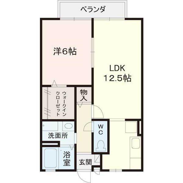 蔵KATAYAMA-A(1LDK/1階)の間取り写真