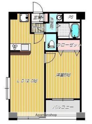 アークティー東谷山(1LDK/5階)の間取り写真