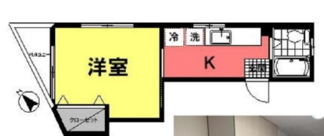 C&Tビル(1K/5階)の間取り写真