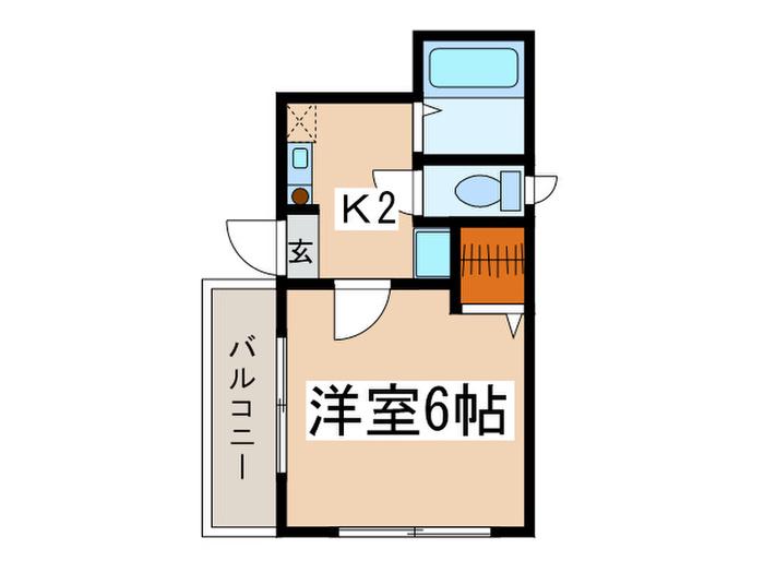 エムアール相武台(1K/3階)の間取り写真