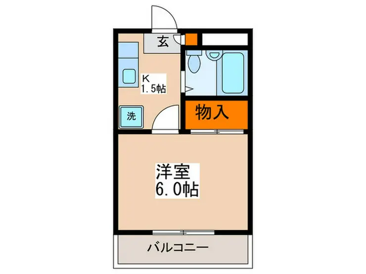 ルファール・K 3階階 間取り