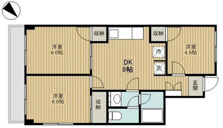 大竹ビル 4階階 間取り