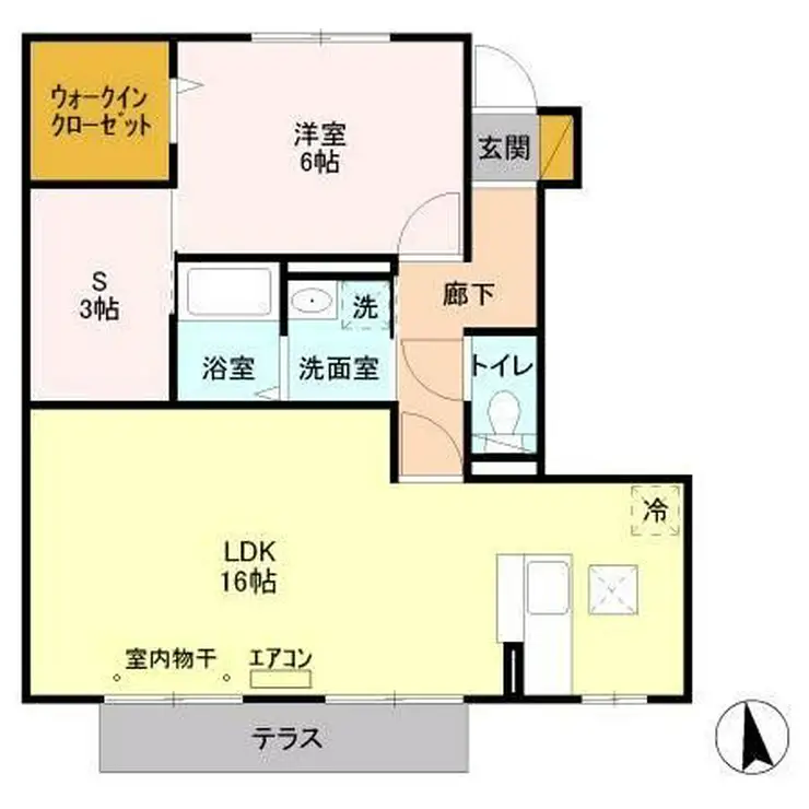 メイユール マチハタ 1階階 間取り