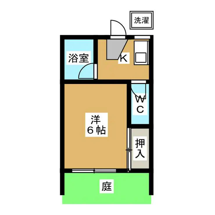 ハイムセキナン 1階階 間取り