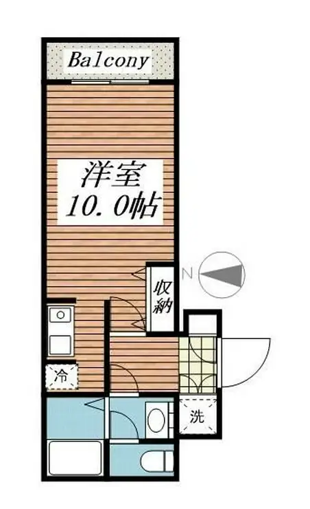 モカネスト久が原 3階階 間取り