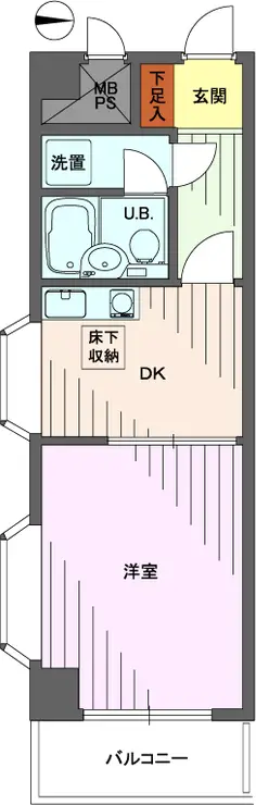 ライオンズマンション小岩第5 1階階 間取り