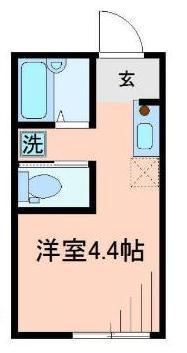 エルプレミア梅島(ワンルーム/3階)の間取り写真