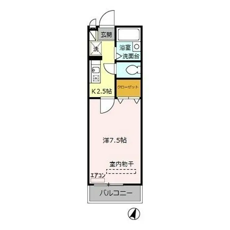 ソレイユ 2階階 間取り