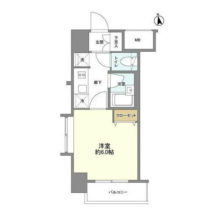 ラグジュアリーアパートメント中野坂上 3階階 間取り