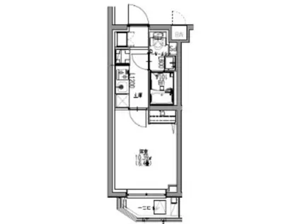 S-RESIDENCE行徳COURANT(1K/2階)の間取り写真