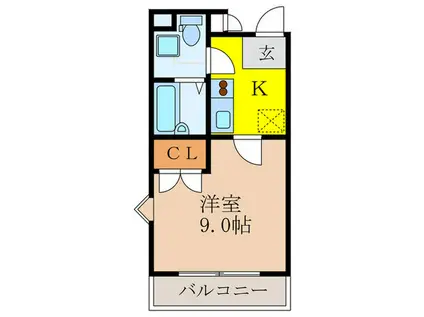 WELFAREIII(1K/1階)の間取り写真