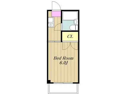 グリーンピア柿生(1K/3階)の間取り写真