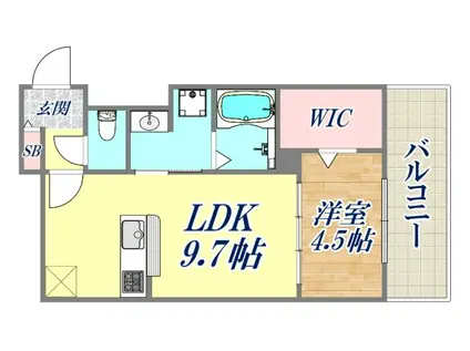 D-ROOM大塚町(1LDK/1階)の間取り写真