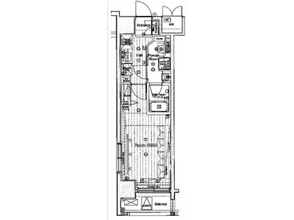 ブライズ亀戸(1K/2階)の間取り写真